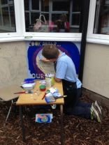 Eco-School Council work with local artist