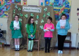 St Patrick's Day Celebrations in St Joseph's PS