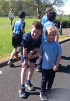  Sponsored Run for NSPCC in school grounds